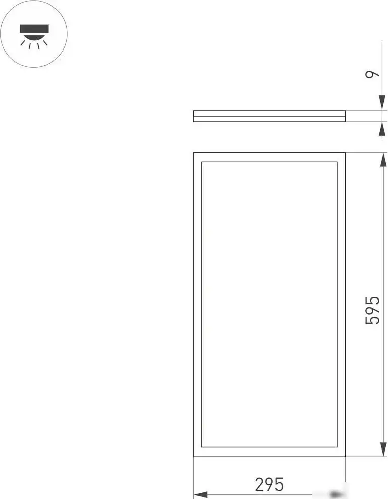 Светодиодная панель Arlight DL-INTENSO-S300x600-28W Day4000 (WH, 120 deg, CRI90, 230V) 043553 – фото товара