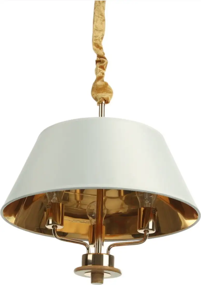 Подвесная люстра BayerLux Ребекка 10777124 (белый/золото) – фото товара