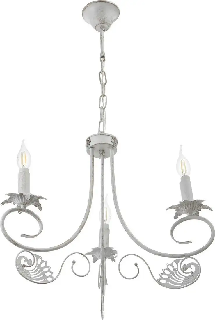 Подвесная люстра BayerLux Элессия 9526441 (белый/золотая патина) – фото товара