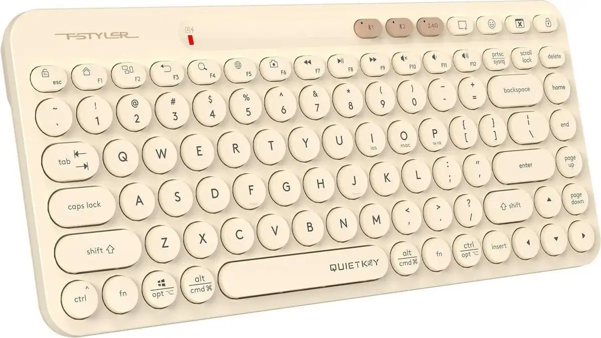 Клавиатура A4Tech Fstyler FBK36C AS (бежевый) – фото товара