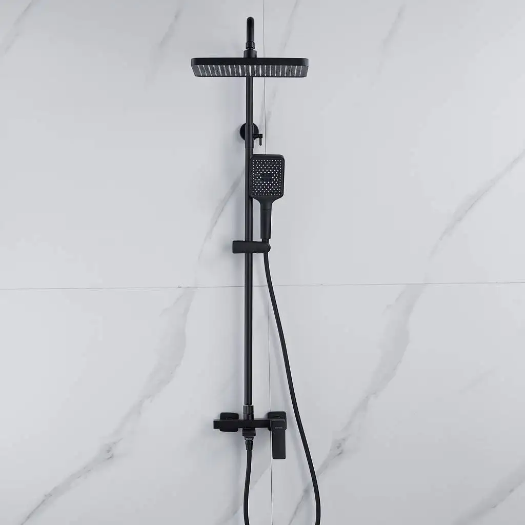 Душевая система Shevanik S4436H (черный) - фото товара