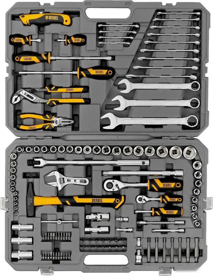 Набор домашнего мастера Denzel 15804 (122 предмета) – фото товара