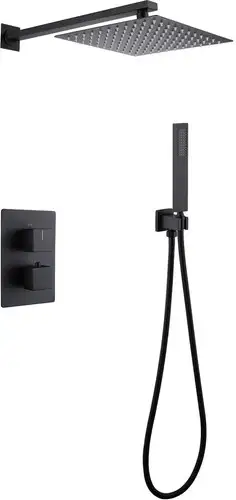 Душевая система Abber Daheim AF8251B (черный матовый) - изображение в каталоге