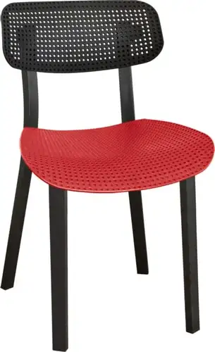 Стул Sheffilton SHT-S85 (черный/красный) – изображение в каталоге