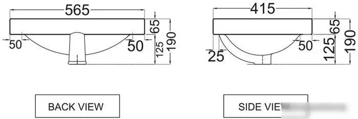 Умывальник Jaquar FLS-WHT-5601 - фото товара