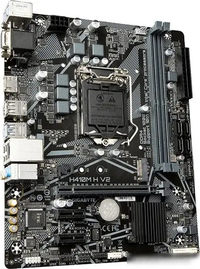 Материнская плата Gigabyte H410M H V2 (rev. 1.7) – фото товара