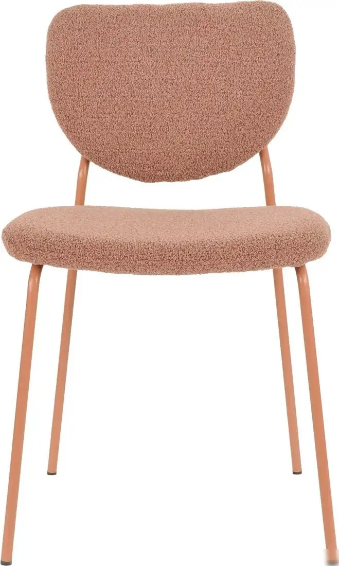 Стул Stool Group Gigi DRC-9155-B (коричневый букле/ножки розовые) – фото товара