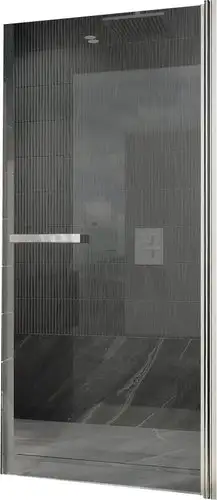 Душевая дверь MaybahGlass 80x198 MGD-456-5 (графитовое стекло/хром матовый) - изображение в каталоге