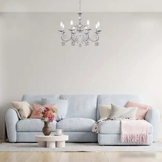 Подвесная люстра Escada Shine 678/8PL E14*40W Chrome – фото товара