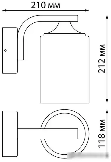 Уличный настенный светильник Novotech Nami 370954 – фото товара