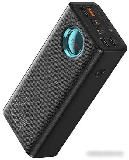 Внешний аккумулятор Baseus Amblight Digital Display Fast Charge Power Bank 65W 26800mAh (черный) – фото товара