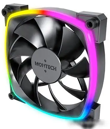 Комплект вентиляторов для корпуса Montech AX120 PWM 3 IN 1 (черный) – фото товара
