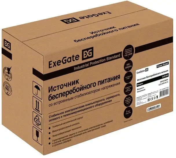 Источник бесперебойного питания ExeGate Power Smart ULB-650.LCD.AVR.4C13 EX292771RUS – фото товара