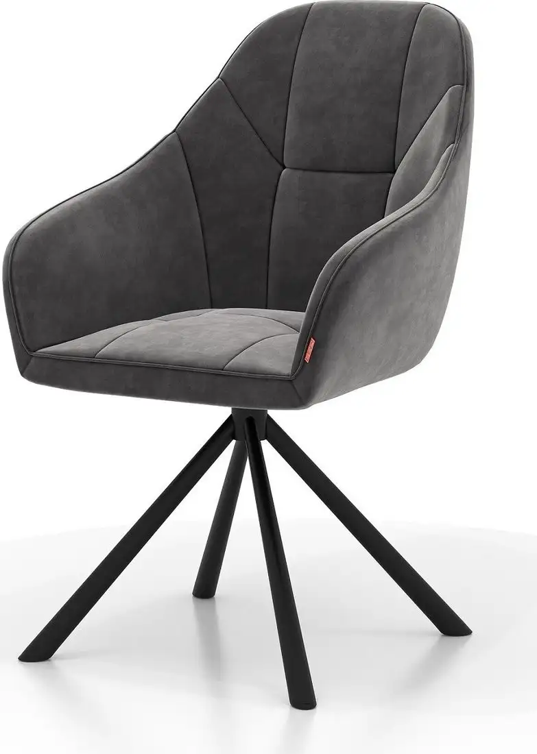 Стул Памир Босс F83 поворотный (серый/черная опора) – фото товара