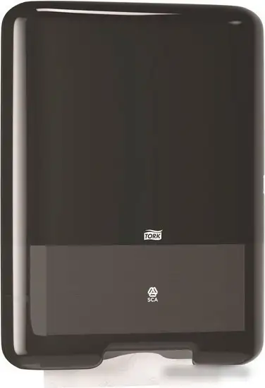 Диспенсер для бумажных полотенец Tork Singlefold система H3, 553008-38 (черный) – фото товара