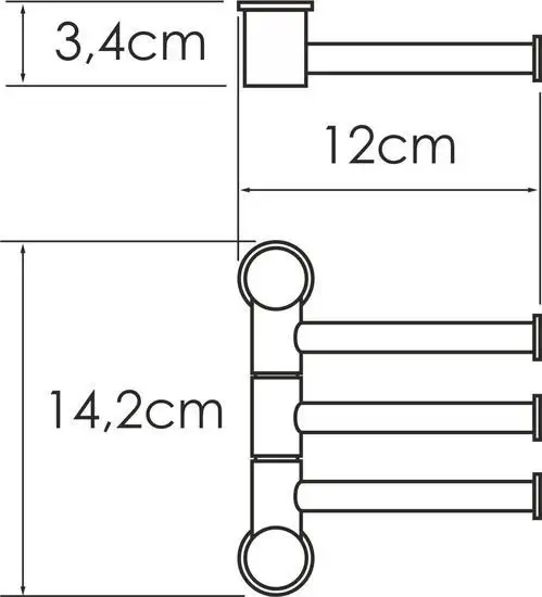Держатель для полотенца Wasserkraft K-1053Nickel – фото товара