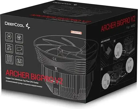 Кулер для процессора DeepCool Archer Bigpro V2 G-U-ARCHER-ARNNNN-G-3 – фото товара