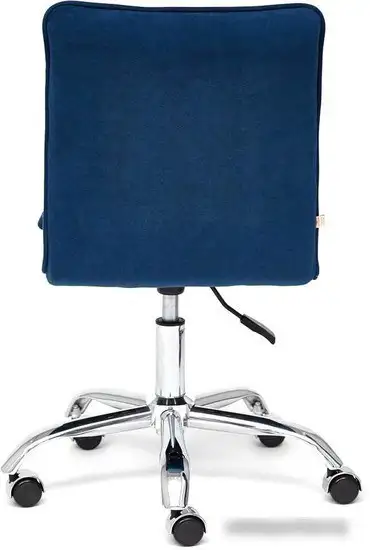 Кресло TetChair Zero (флок, синий) – фото товара