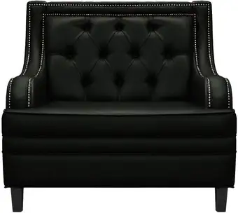 Интерьерное кресло Brioli Чикаго (L22/черный) – изображение в каталоге