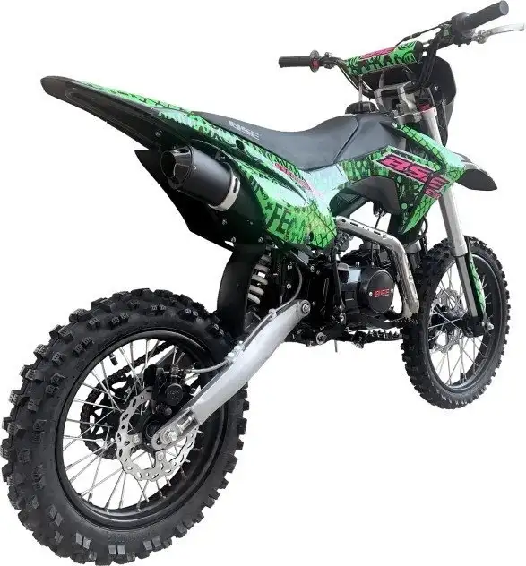 Мотоцикл BSE EX 17/14 Max13 (зеленый/розовый/неон) – фото товара