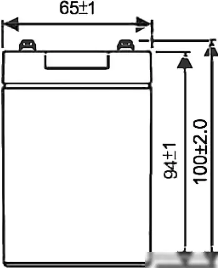 Аккумулятор для ИБП WBR GP1272 28W – фото товара