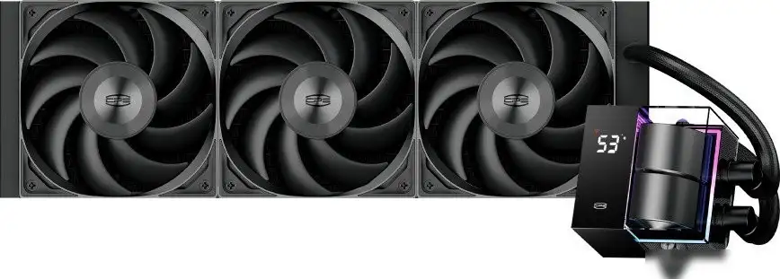 Система жидкостного охлаждения для процессора PCCooler DS360 (черный) – фото товара