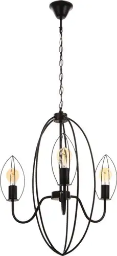 Подвесная люстра BayerLux Ракета 10532262 (черный) – изображение в каталоге