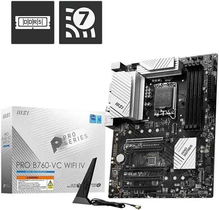 Материнская плата MSI PRO B760-VC WIFI IV – фото товара