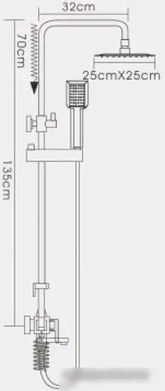Душевая система FRAP F2419 - фото товара