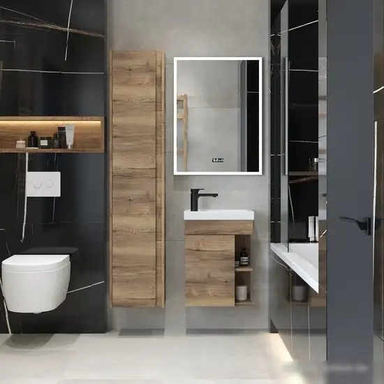 Briz Тумба подвесная Берн 45 с умывальником Фостер – фото товара