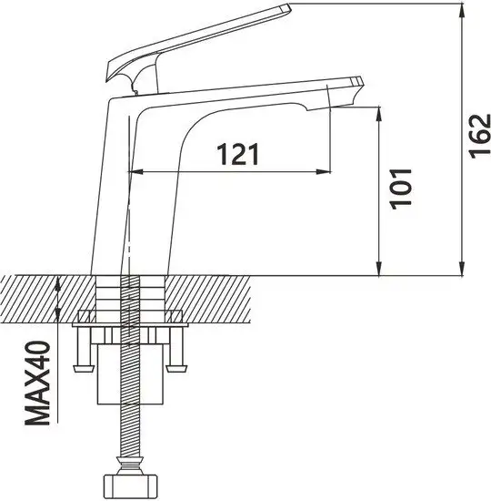 Смеситель Shevanik S8001H - фото товара