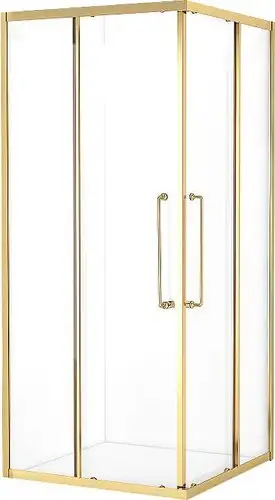 Душевой уголок Cezares RELAX-304-A-2-90-C-BORO (брашированное золото) - изображение в каталоге