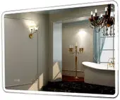 Пекам Зеркало Marta 1 110x80 marta1-110x80dpcl (с подсветкой, с сенсором на взмах руки, подогрев, часами) – изображение в каталоге