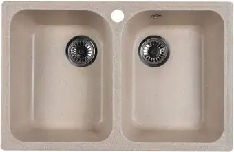 Кухонная мойка Marblan Duas (гранит, с сифоном) - изображение в каталоге