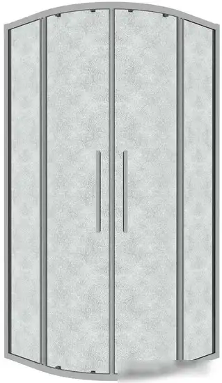 Душевой уголок Grossman Cosmo 80x80x195 301.K33.02.8080.10.02 (хром/шиншилла стекло)
