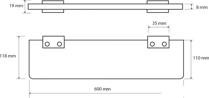 Bemeta Полка Nero 135002240 – фото товара