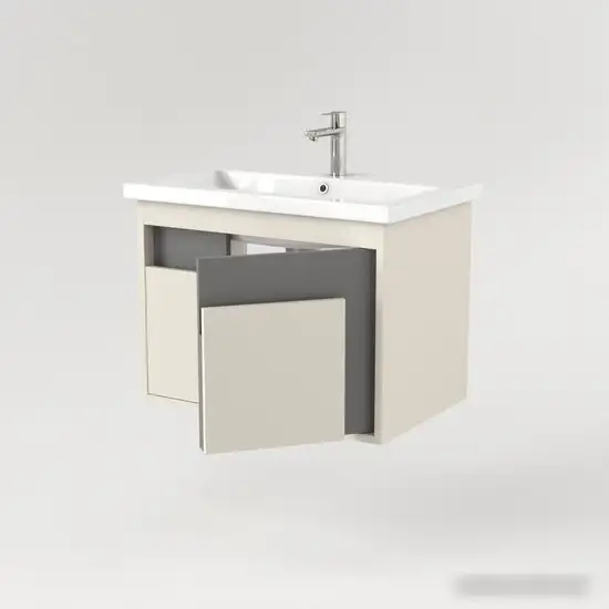 Дабер Тумба под умывальник 016 Cersanit Como 70 Т16.7C.0.19 (бежевый/серый) – фото товара