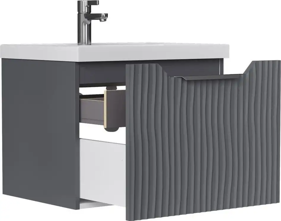 EQUIL Тумба с умывальником EQUIL Mirage 60.1Y 78857 (подвесная) – фото товара