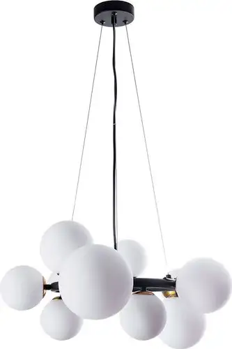 Подвесная люстра Arte Lamp Gemini A2243SP-10BK – изображение в каталоге