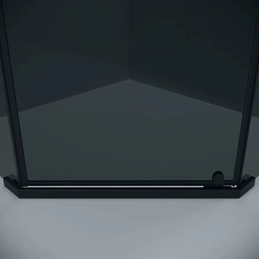 Душевой уголок Grossman Pragma 100x100x195 302.K33.03.1010.21.10 (черный матовый/тонированное стекло) - фото товара