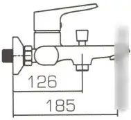 Смеситель Bravat Pure F6105161C-01 - фото товара