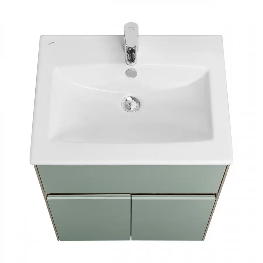 Акватон Тумба с умывальником Форест 60 1A2782K0FR9C0 (дуб рошелье/сумеречный голубой) – фото товара