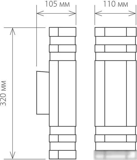 Бра Elektrostandard Techno 1443 (черный) – фото товара