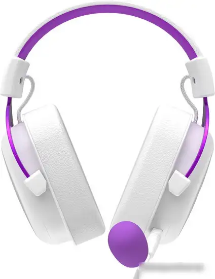 Наушники Havit Gamenote H2002d (белый/фиолетовый) – фото товара