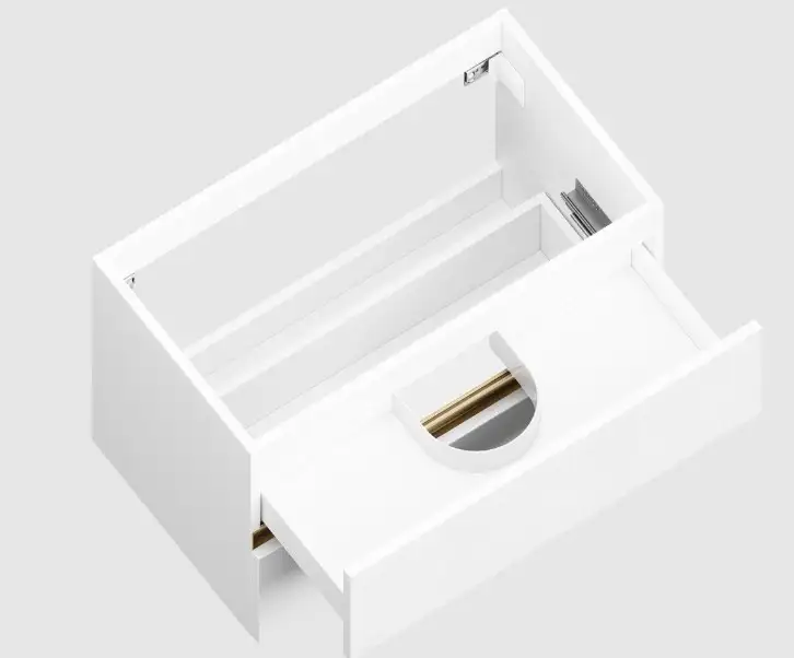 ЗОВ Тумба под умывальник Лира 70 L70MW0MWGVA (белый глянец) – фото товара