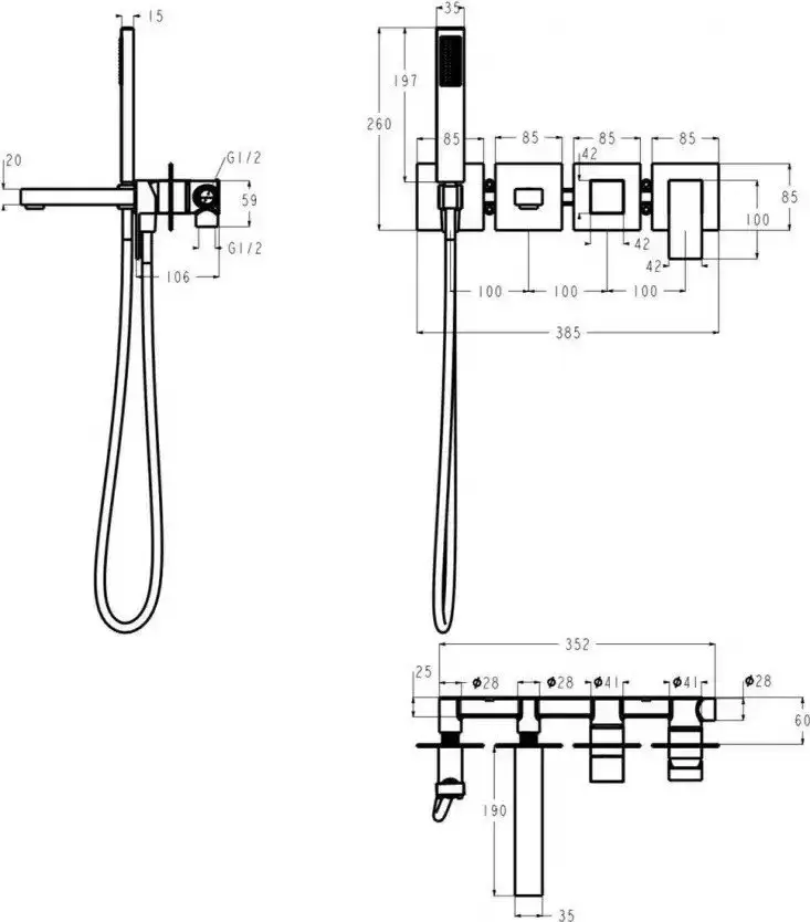 Смеситель Grocenberg GB5060 (графит) - фото товара