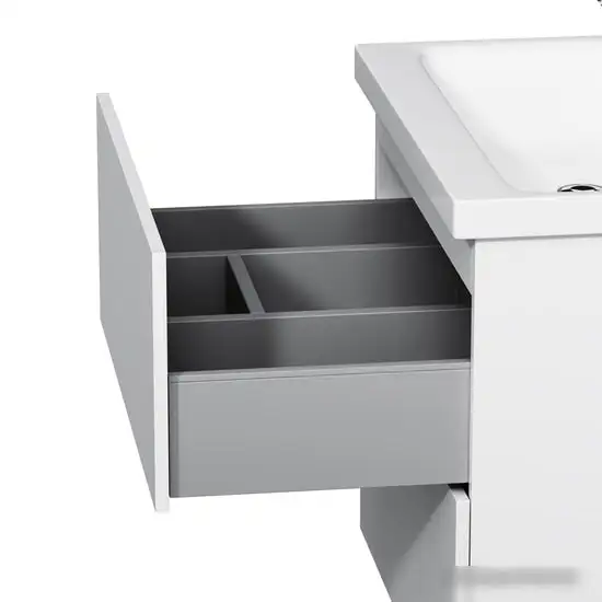 Мебель для ванных комнат AM.PM Тумба с умывальником Gem M90FHX06022WG + M90WCC0602WG – фото товара