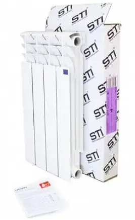 Биметаллический радиатор STI 500/80 (4 секции) - фото товара