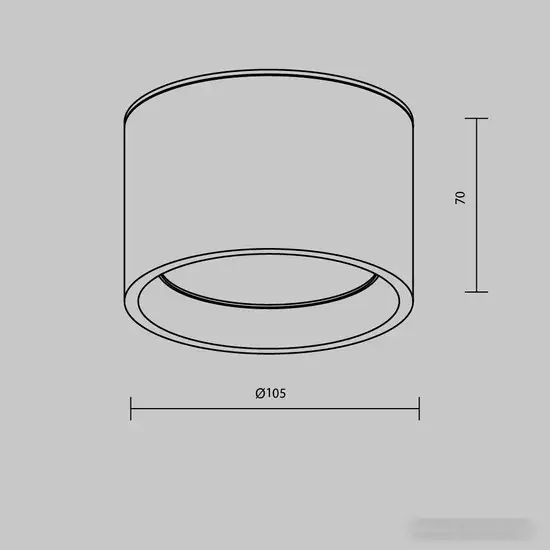 Точечный светильник Maytoni Hydra C090CL-10W4K-B – фото товара