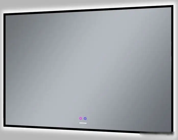 Grossman Зеркало Pragma-норма Black LED 18100802 (с сенсорным выключателем и подогревом) – фото товара